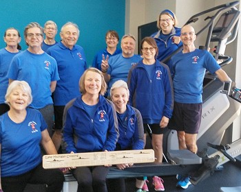 ST&BF Indoor Row Group Completes 7th Annual Lake Michigan Crossing!