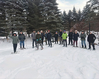 Survivors on Snowshoes at the Christopher Farm & Gardens - Monday, January 22nd!