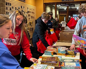 St. Paul Lutheran Church (Sheboygan Falls) Confirmation Students Lovingly Prepare Care Packages for Area Cancer Patients!